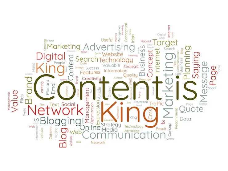 Content is King vector image