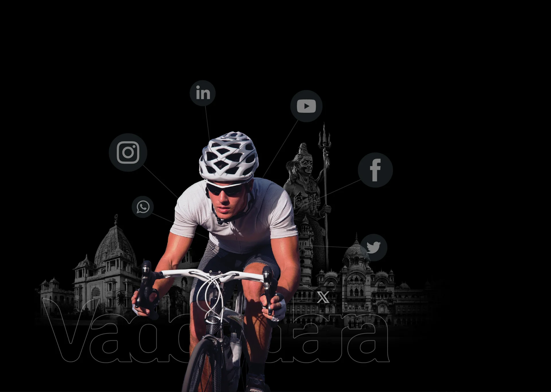 We're here to help you ride the trending waves
of the social media marathon. vector