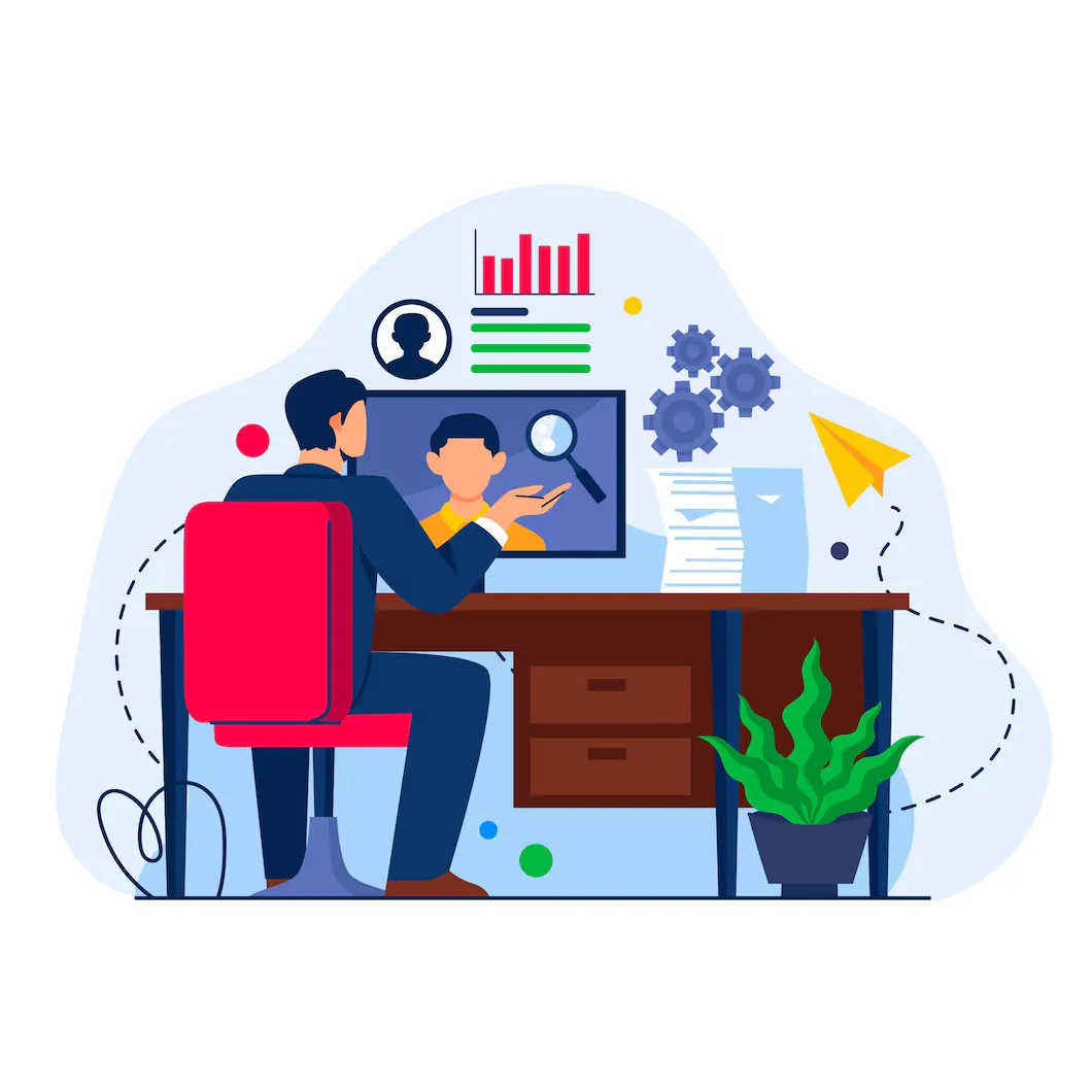 marketer-concept-advertising-promotion-marketing-strategy-communucation-with-customer-isolated-flat-vector