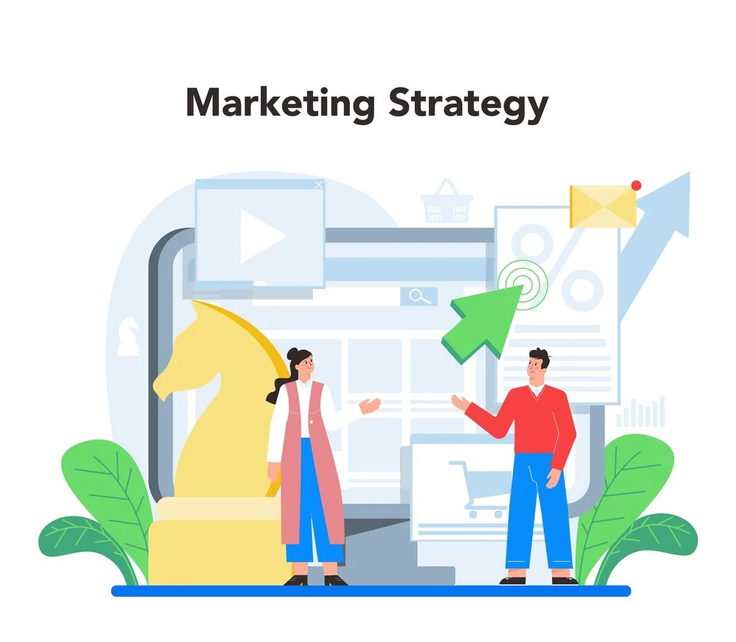 marketer-concept-advertising-promotion-marketing-strategy-communucation-with-customer-isolated-flat-vector